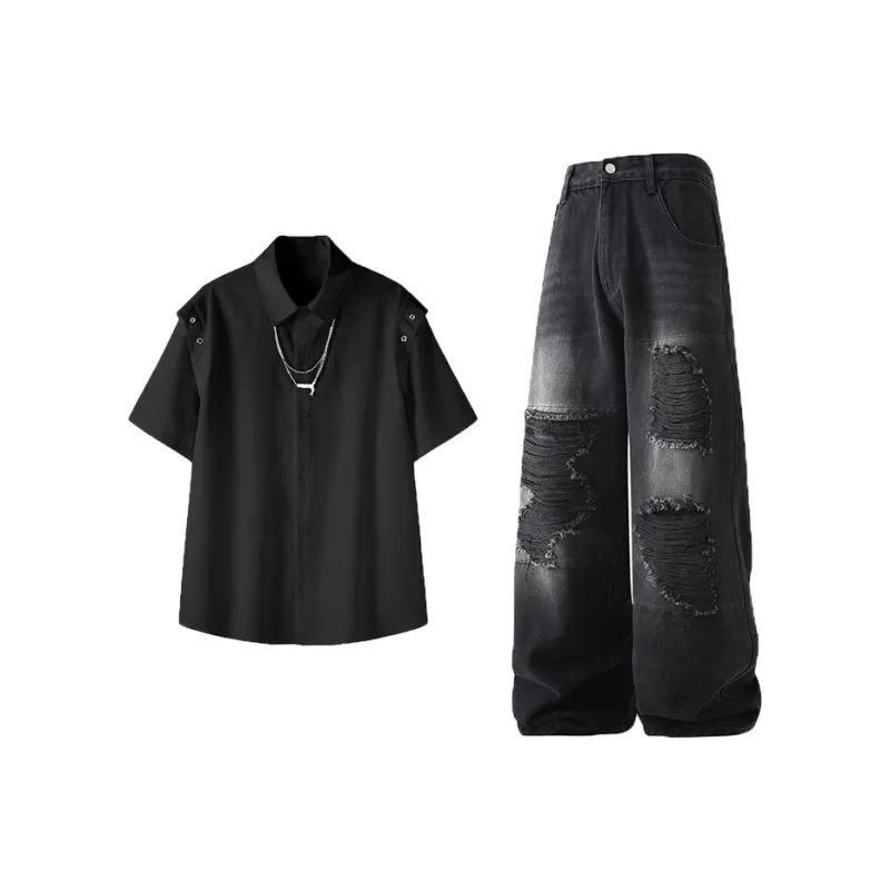 ROSECREED Shirt Matching Set Unisex-0