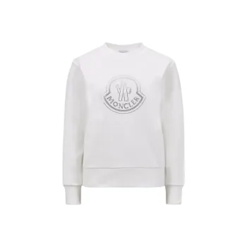 Moncler Logo Embellished Crewneck Sweatshirt