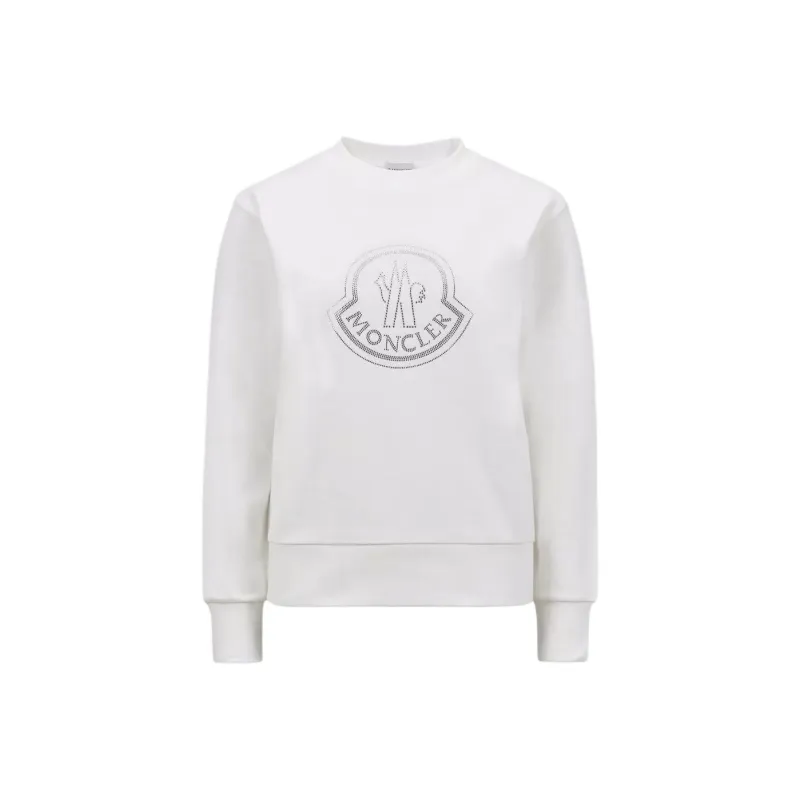 Moncler Logo Embellished Crewneck Sweatshirt-0