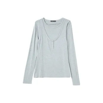 WESTLINK T Shirts Women's Gray