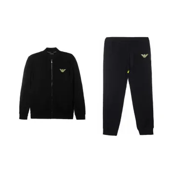 EMPORIO ARMANI FW24 Casual Sportswear Unisex Black