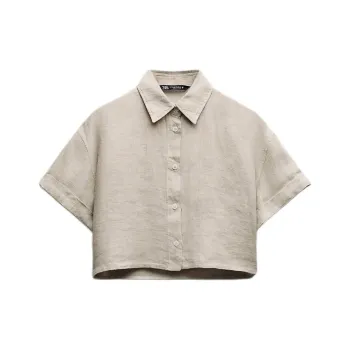 ZARA Shirts Women's Beige