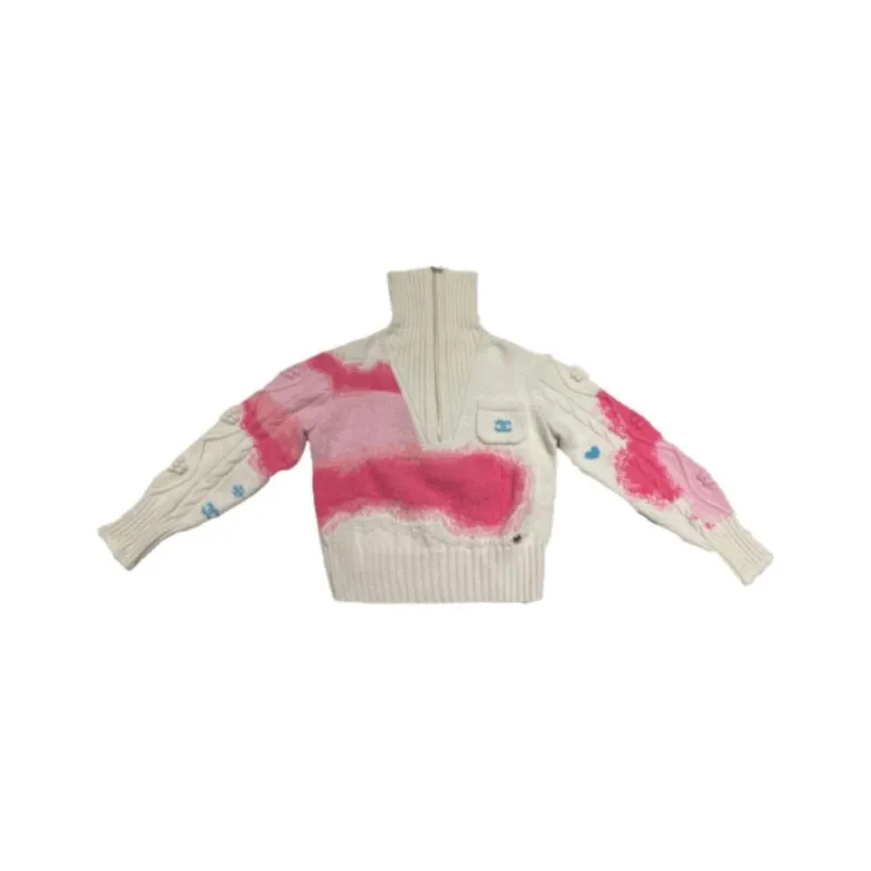 CHANEL Cashmere Sweaters Women's Ecru-0