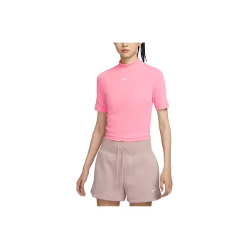 Nike T Shirts Women's Coral Pink