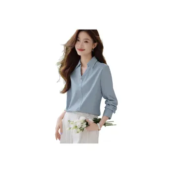 Mo Han Yi Mei Shirt Women's Light Blue