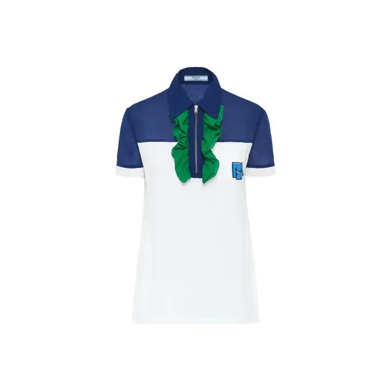 PRADA Polo Shirts Women's Ink Blue-0