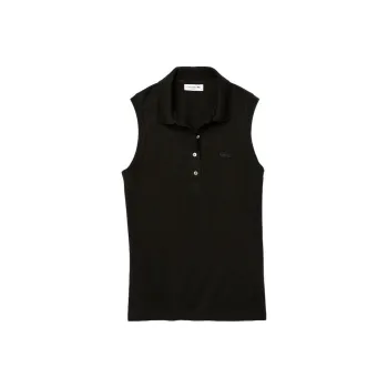 LACOSTE Logo patch Tank Top