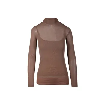 MaxMara High Neck Long-Sleeved Top