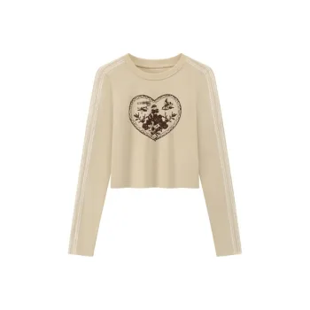 CHUU T Shirt Women's Beige Apricot