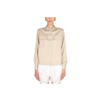ASPESI Pointed Collar Buttoned Shirt