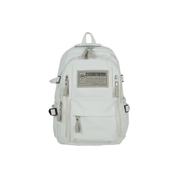 URBAN FOREST Polyester Backpack Unisex White