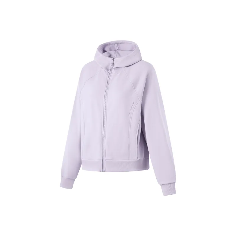 LiNing Fitness Series Sweatshirt Women's Sea Salt Purple-0