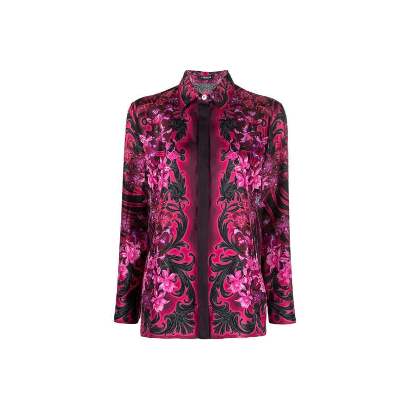 VERSACE Shirts Women's Fuchsia-0