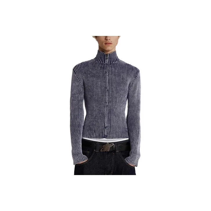 Jaded London Knitwear Unisex Denim Blue-0