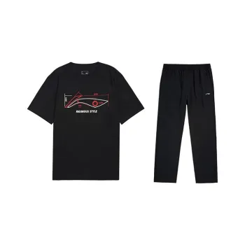 LiNing Sports Life Collection Casual Sportswear Men Black