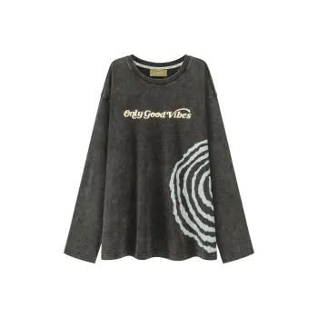 NO ONE ELSE T Shirt Women's Black Gray