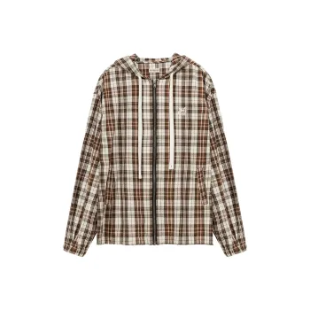 NO ONE ELSE Shirts Women's Coffee Plaid