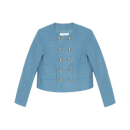 CELINE Jackets Women's Sky Blue