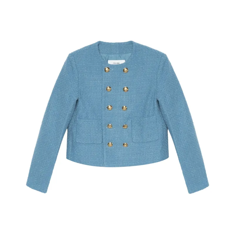 CELINE Jackets Women's Sky Blue-0