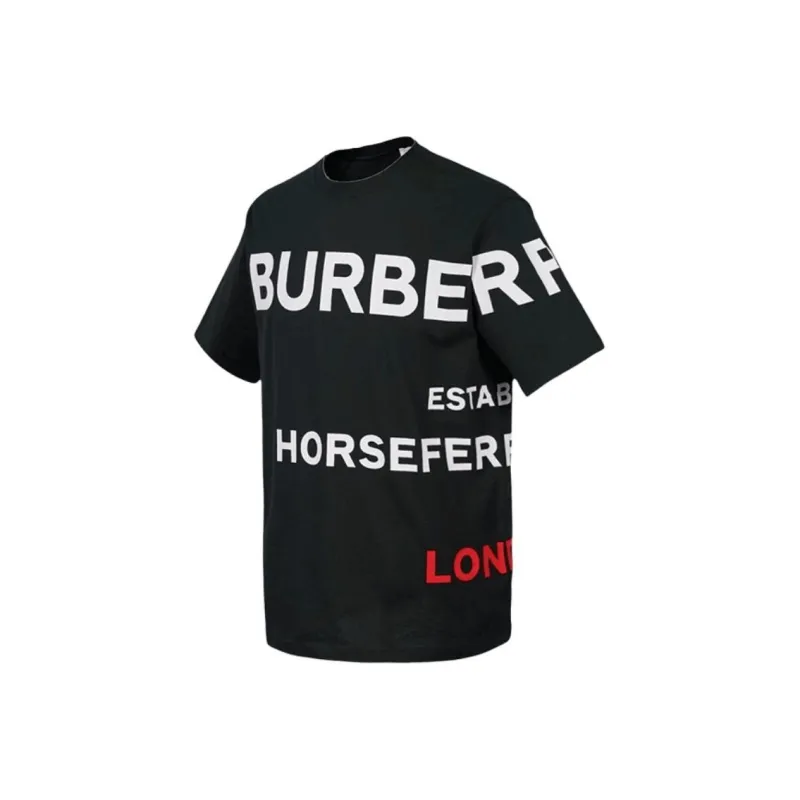 Burberry Horseferry Print Cotton T shirt-2