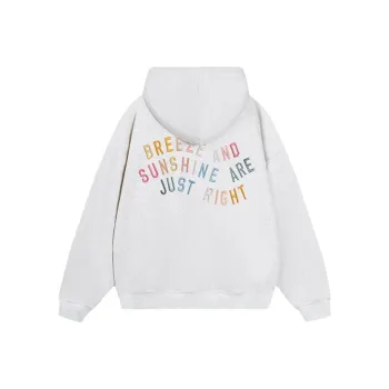 ZUOBEIKA Sweatshirt Unisex Oat Gray