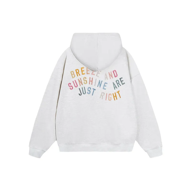 ZUOBEIKA Sweatshirt Unisex Oat Gray-0