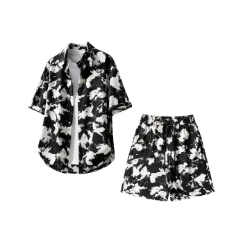 Nordic Raiders Shirt Matching Set Unisex Black