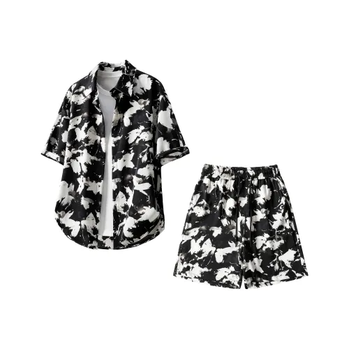 Nordic Raiders Shirt Matching Set Unisex Black