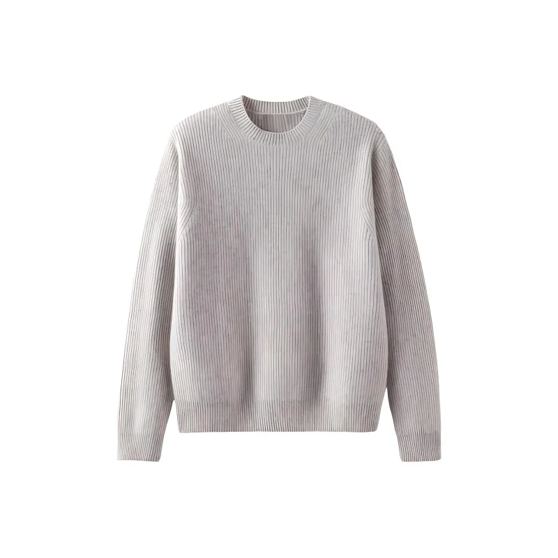 MAIGRE SIMHAT Cashmere Sweater Men's Light Gray-0