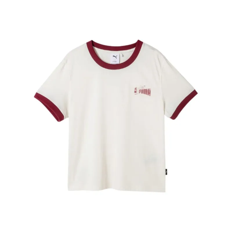 PUMA T Shirts Women's White-0