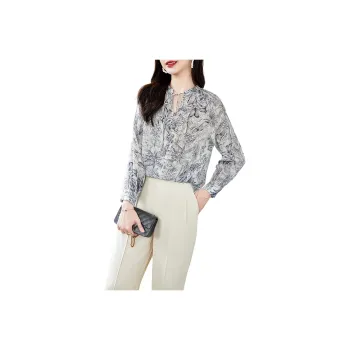 To The West Shirt Women's Ink Wash Flowers