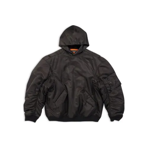 Balenciaga Sporty B Pull Over Bomber 'Black'