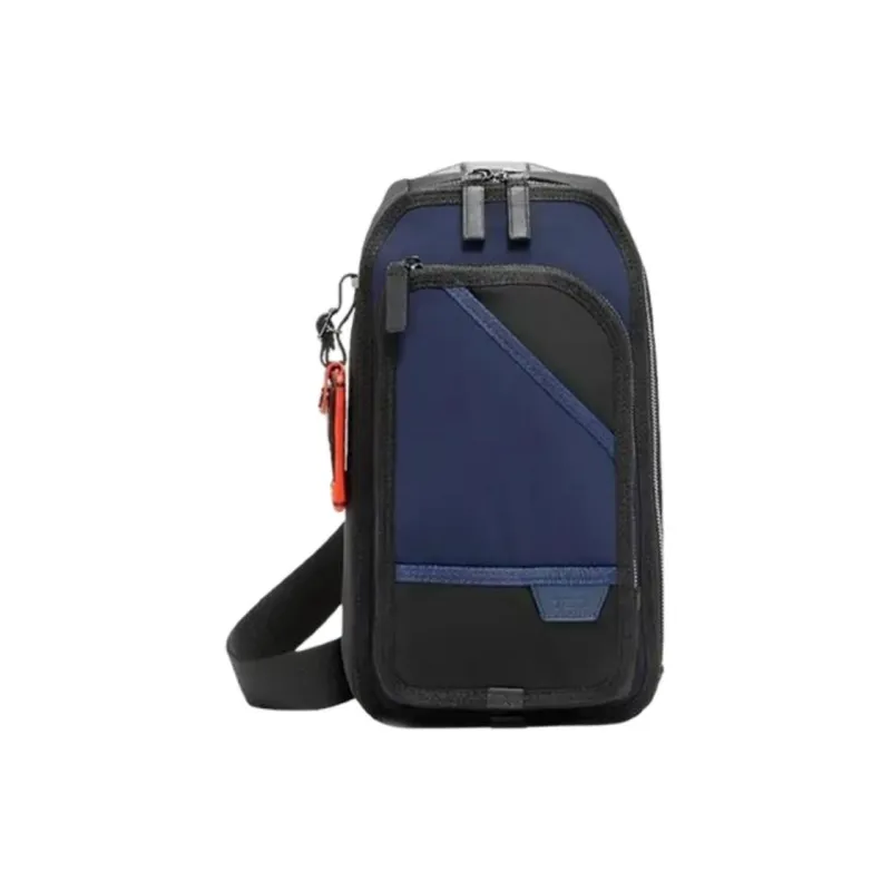TUMI Polyamide Crossbody Fanny Pack, Sling Bag Men's Midnight Blue-0