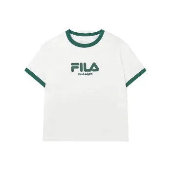 FILA Set in Sleeve T Shirt Women's Cloud White