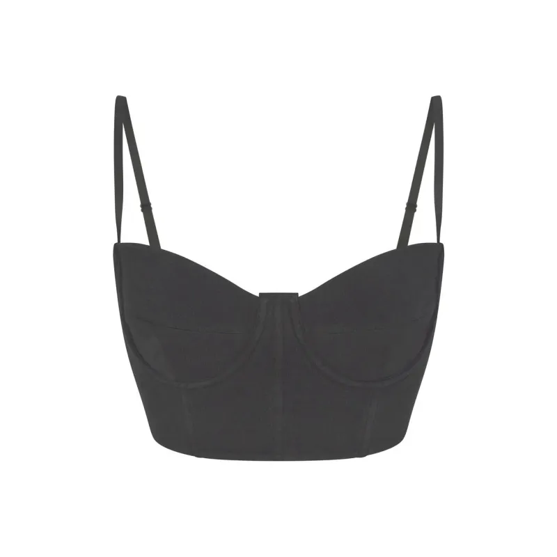 SKIMS OUTDOOR BUSTIER Camisole Women's ASH/Ash Gray-0