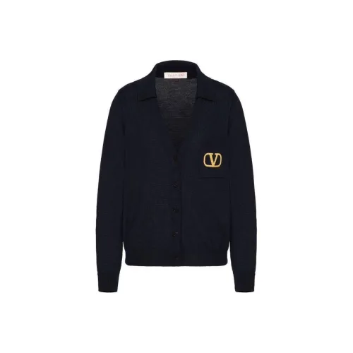 Valentino VLogo Embroidered Buttoned Cardigan