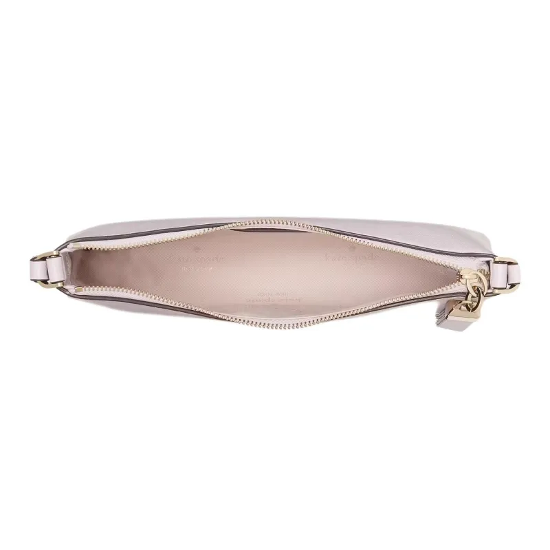 Kate Spade Leather Crossbody Bag, Shoulder Bag Trumpets Women's Light Purple-3