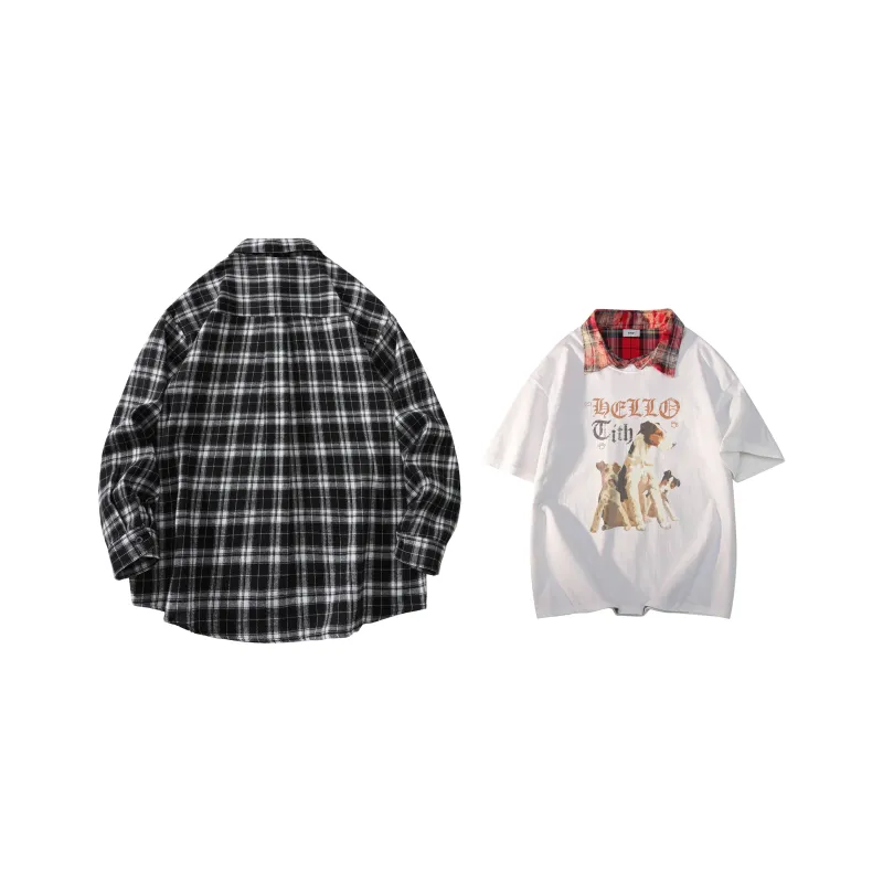 TITH Shirt Matching Set Unisex Two Piece Set-1