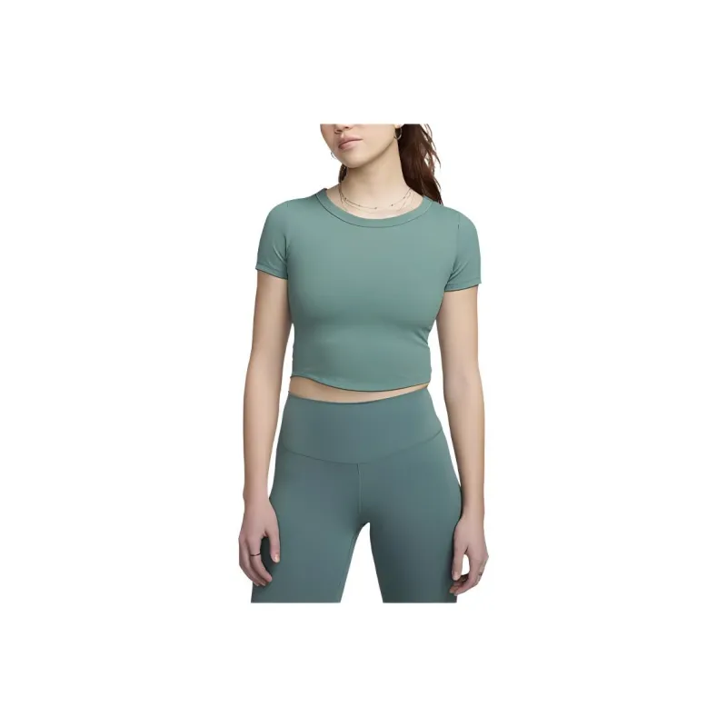 Nike One Fitted Women's Dri-FIT Short-Sleeve Cropped Top-0