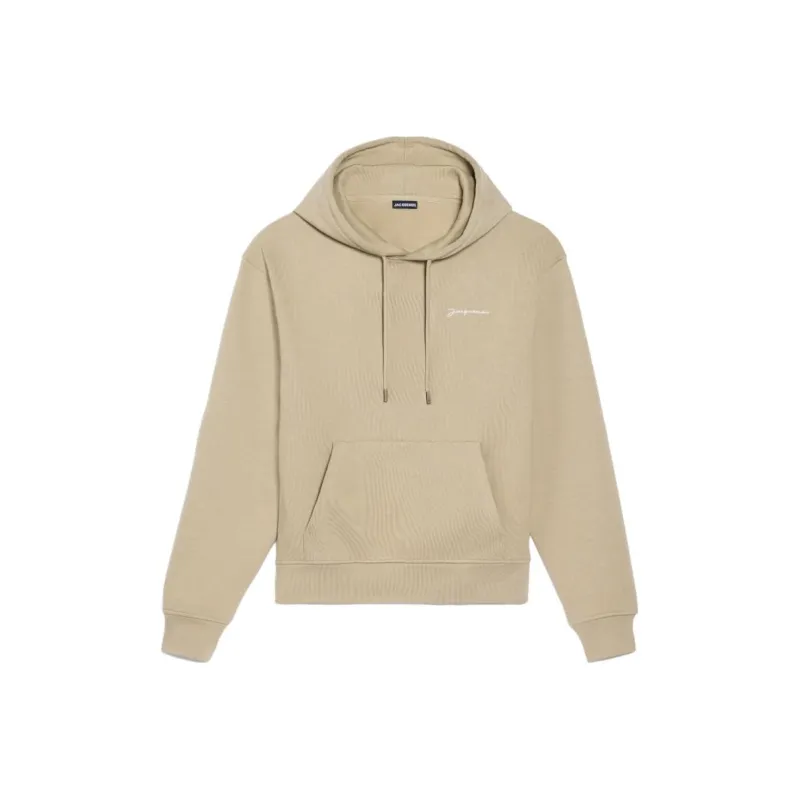 Jacquemus Le Sweatshirt Brodé Emboridered Logo Hoodie Orange-1