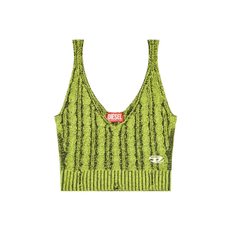 DIESEL Milos Crop Top 'Green'-0