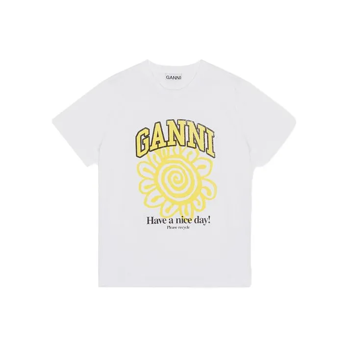 GANNI T Shirts Women's Bright White-0