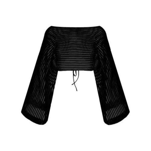 A. ROEGE HOVE 블랙 여성 티셔츠
