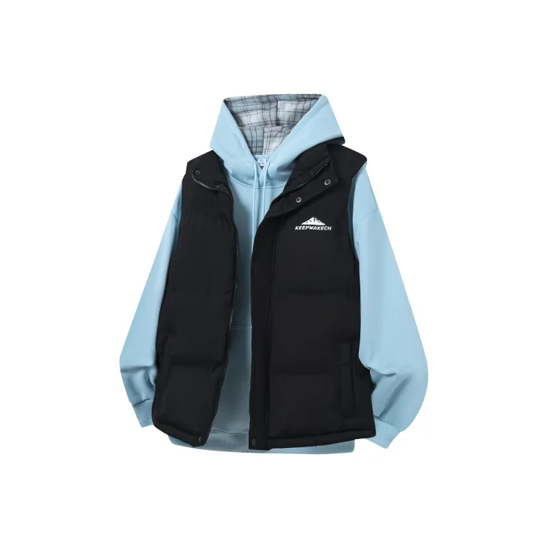 KW Grid Pattern Sweatshirt Set Unisex-13