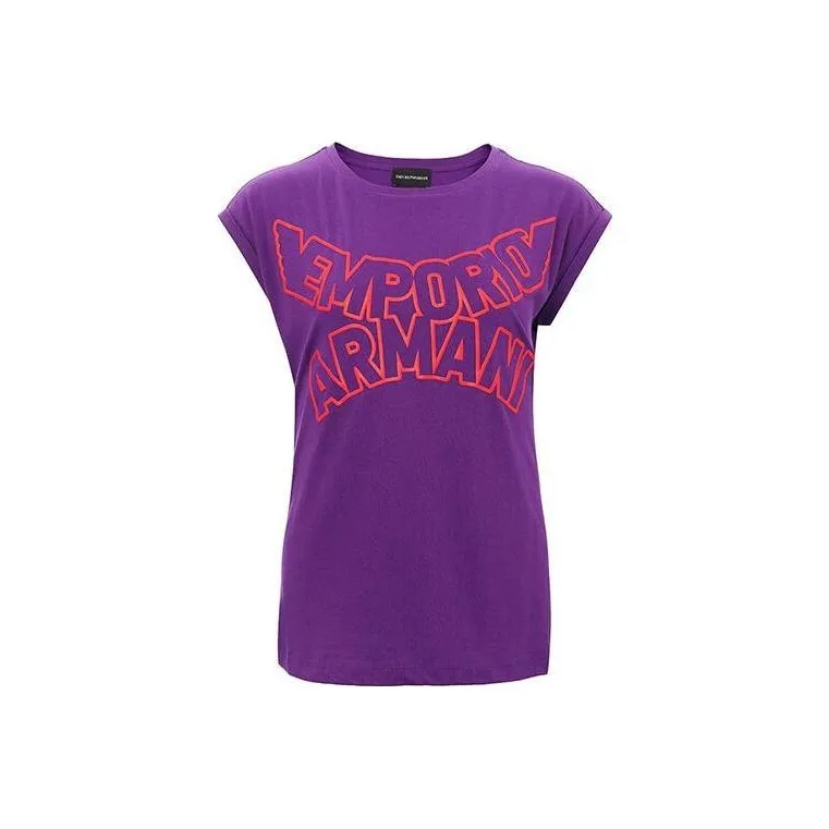 EMPORIO ARMANI T Shirts Women's Purple-0