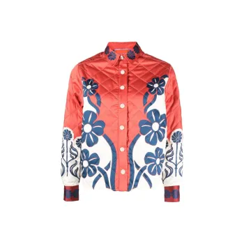 La DOUBLEJ. Edie Floral print Quilted Jacket