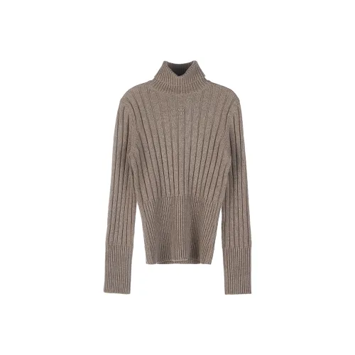 TORY BURCH Cashmere Sweaters Women's Taupe