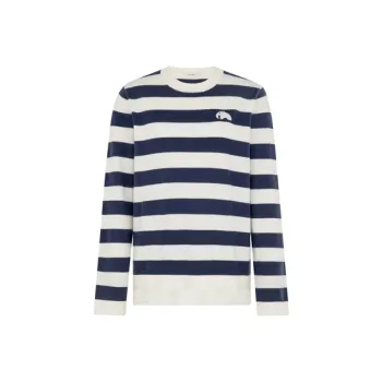 MEIYANG Knitwear Women's Blue White Stripes