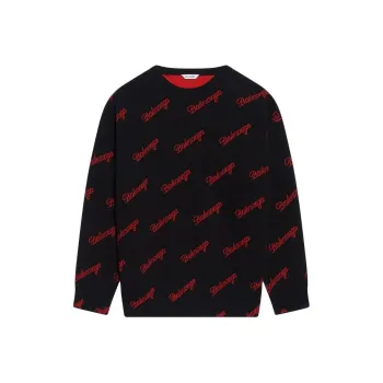 Balenciaga SS22 Sweater Regular Fit Women's Black