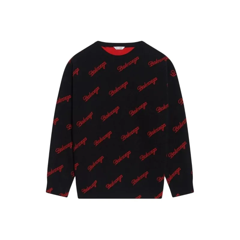 Balenciaga SS22 Sweater Regular Fit Women's Black-0